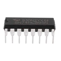 Микросхема 74HC595N DIP-16 8-бит сдвиговый регистр S to P/S